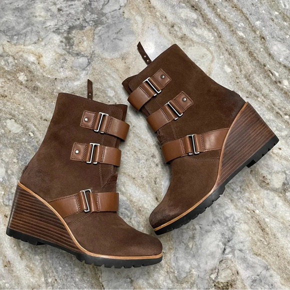 SOREL After Hours Suede Bootie with Buckles Women's 10.5 - Picture 11 of 13